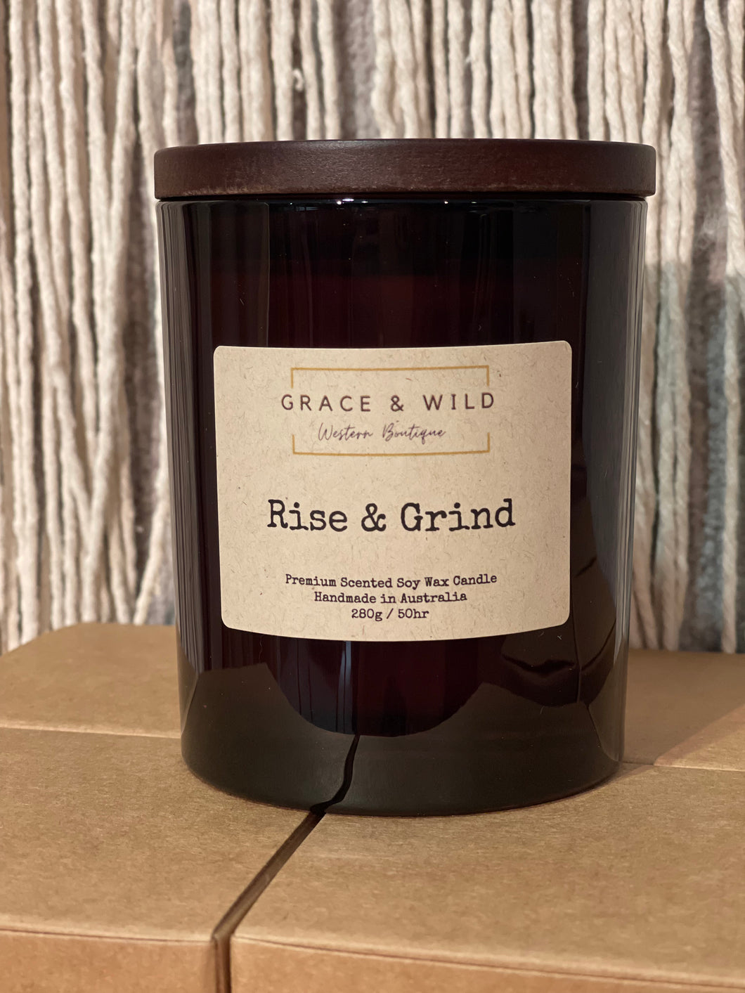 Rise & Grind soy candle